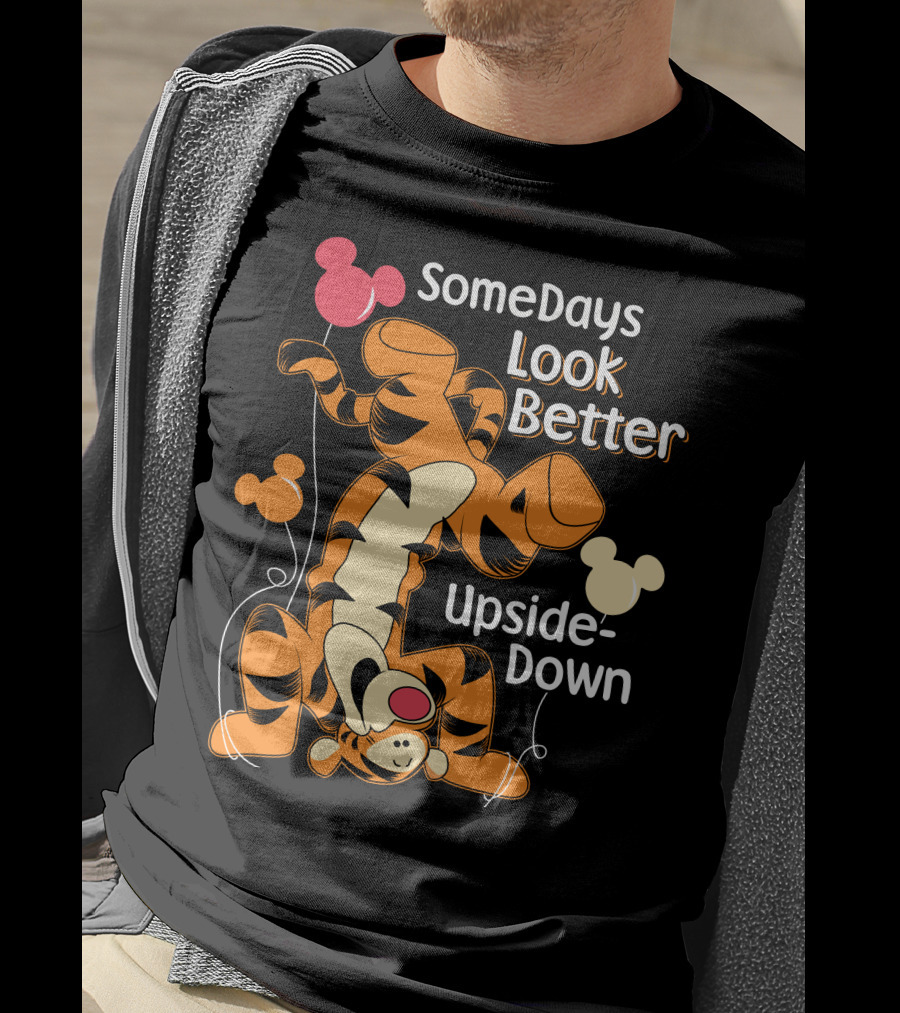 SomeDays Look Better Upside-Down Tigger T-Shirt