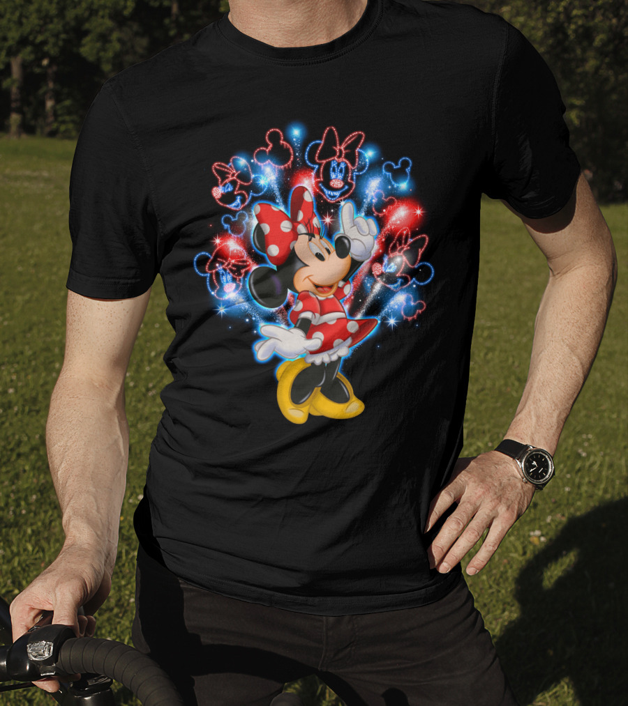 Minnie Mouse Firework Celebration Disney Magic T-Shirt
