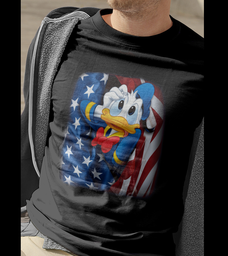 Donald Fourth Of July American Flag T-Shirt
