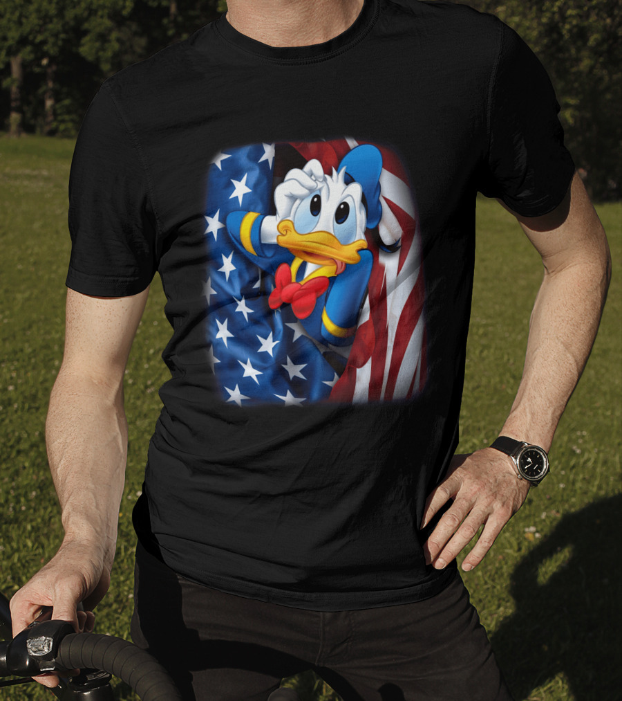 Donald Fourth Of July American Flag T-Shirt