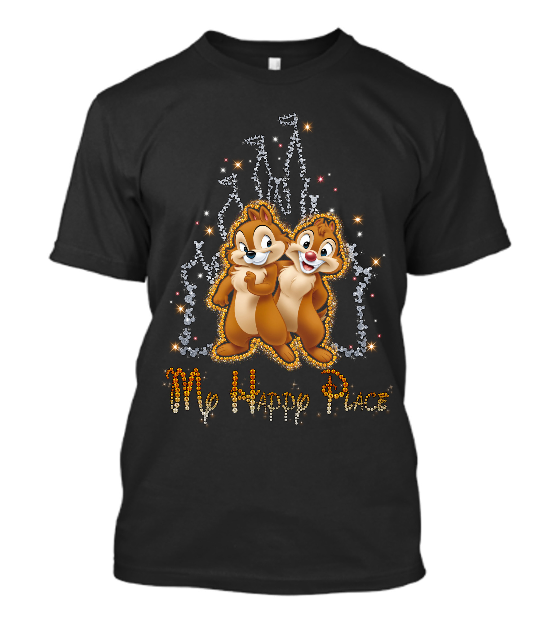 Chip N Dale My Happy Place Sparkling T-Shirt