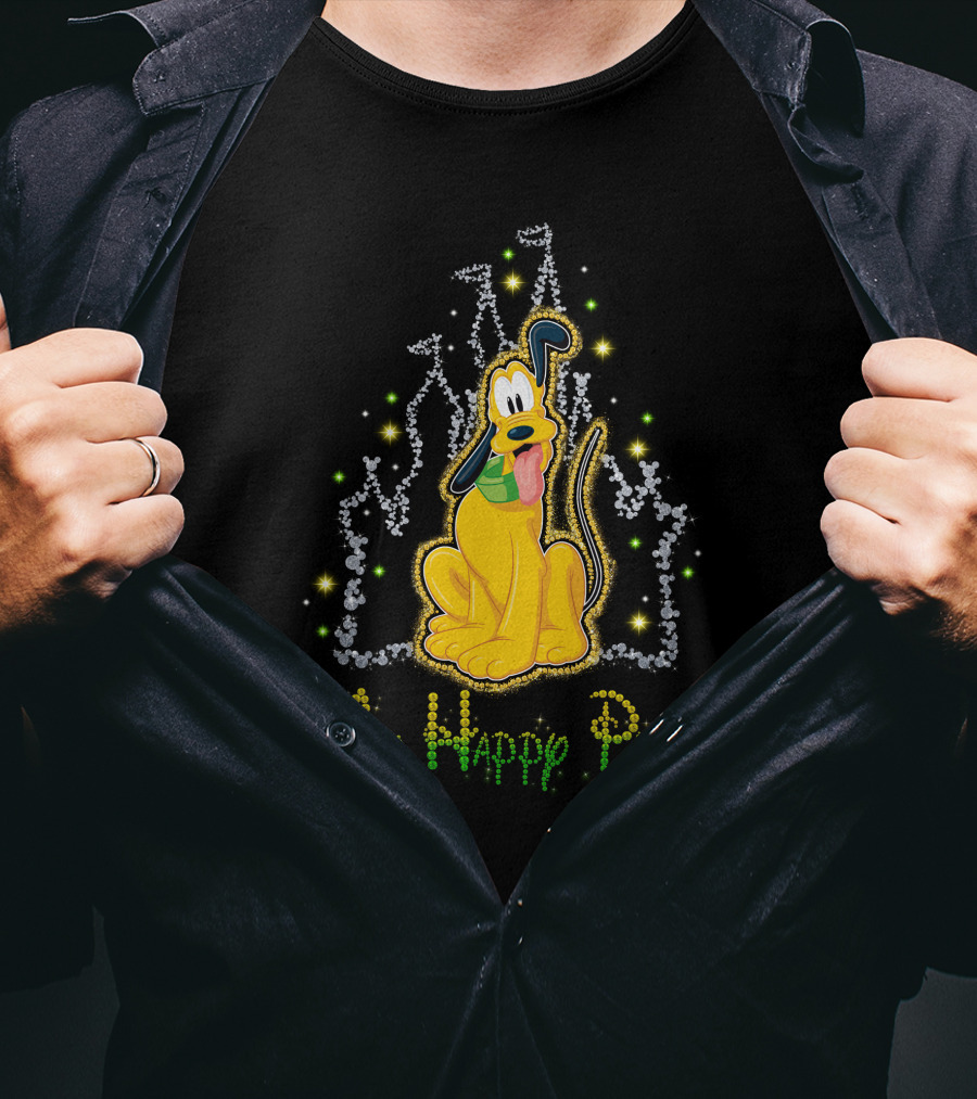 Pluto Disney My Happy Place T-Shirt
