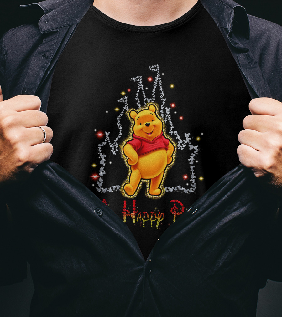 Pooh My Happy Place Castle T-Shirt