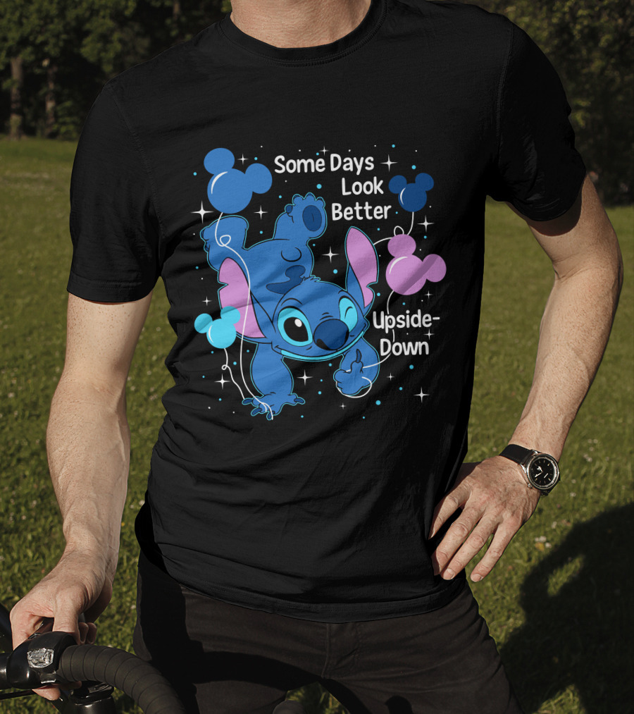 Some Days Look Better Upside Down Stitch Disney T-Shirt