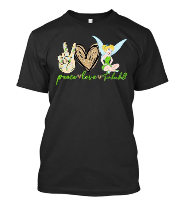 Peace Love Tinkerbell Fairy Magic T-Shirt