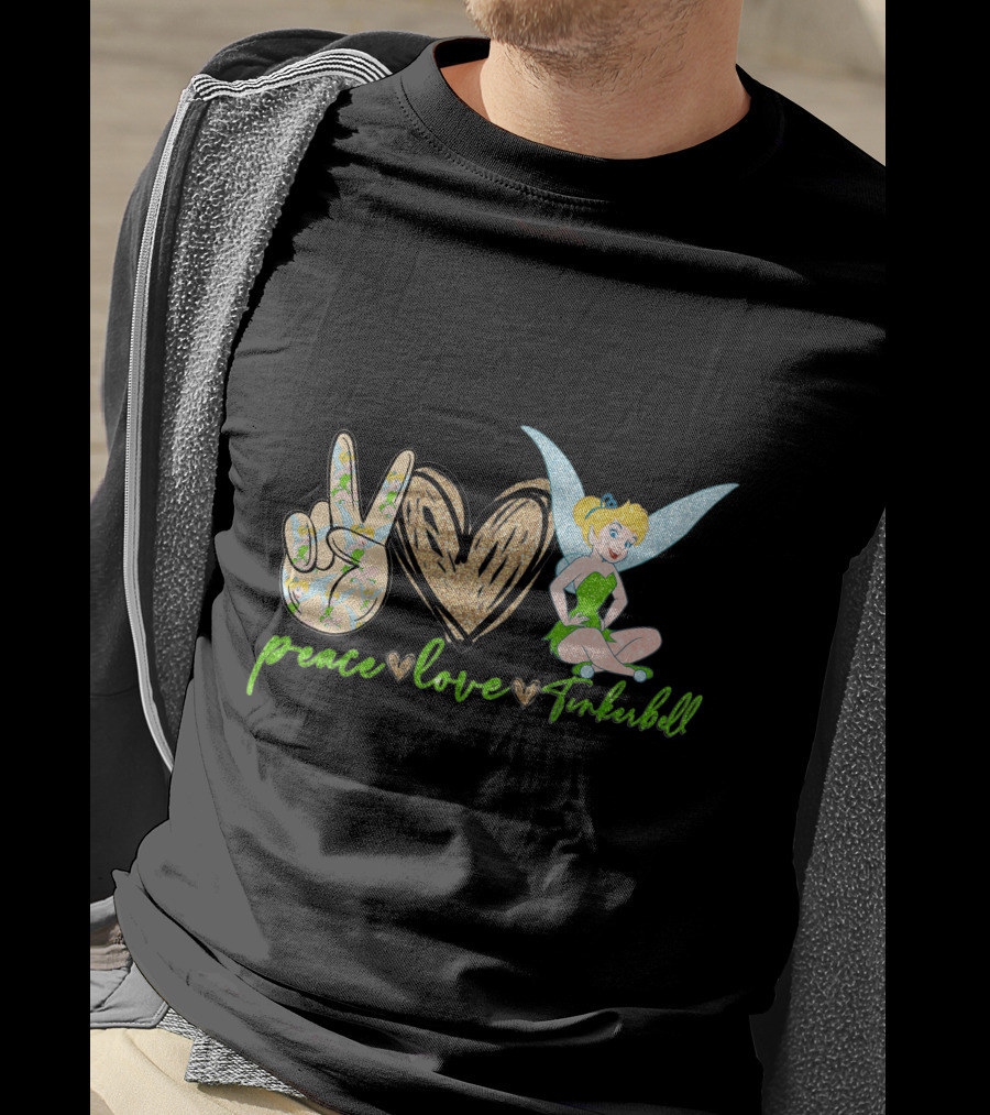 Peace Love Tinkerbell Fairy Magic T-Shirt