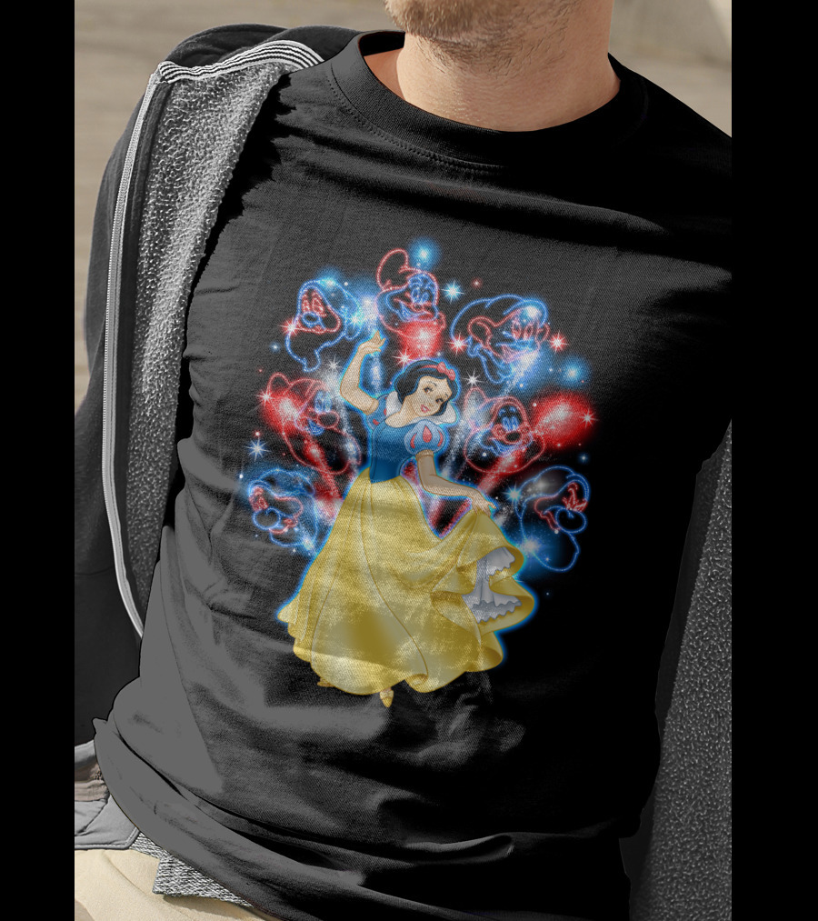 Snow White And Genie Firework Extravaganza T-Shirt