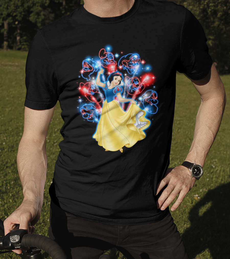 Snow White And Genie Firework Extravaganza T-Shirt