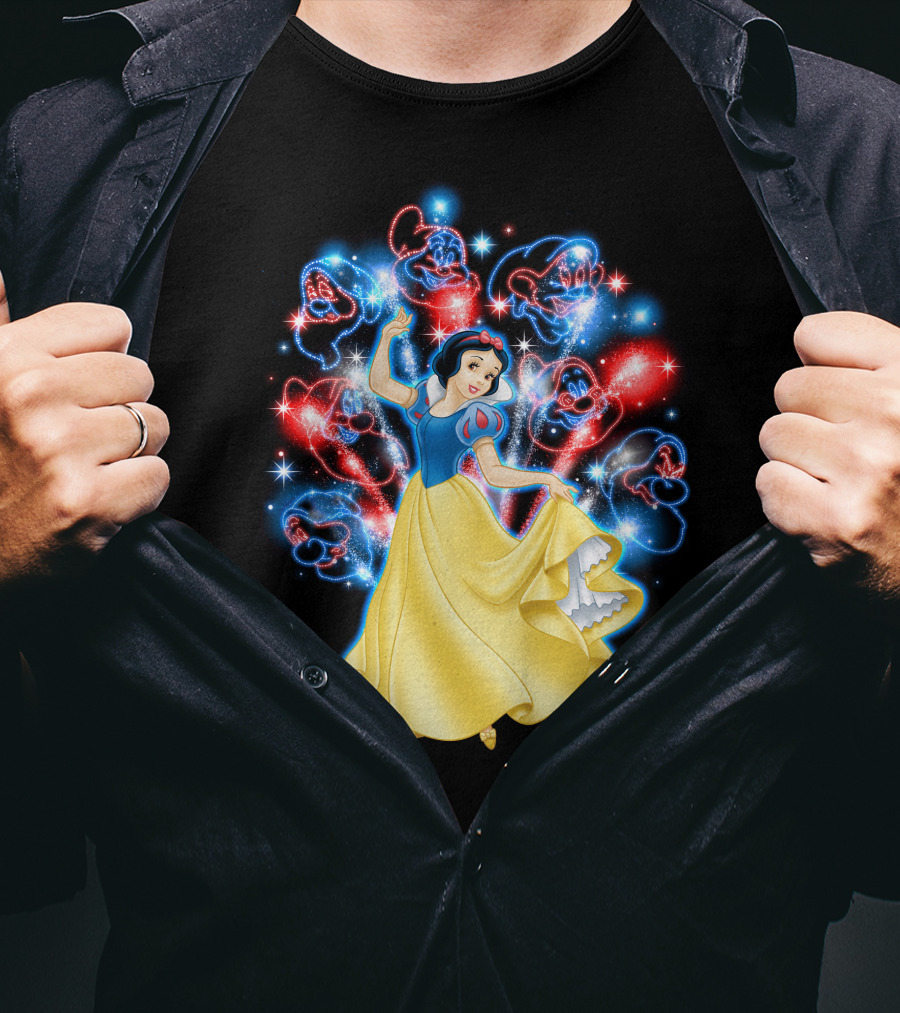 Snow White And Genie Firework Extravaganza T-Shirt