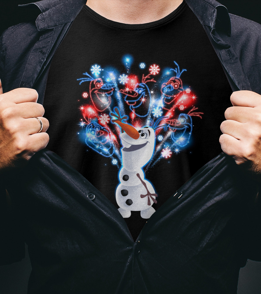 Olaf Festive Firework T-Shirt
