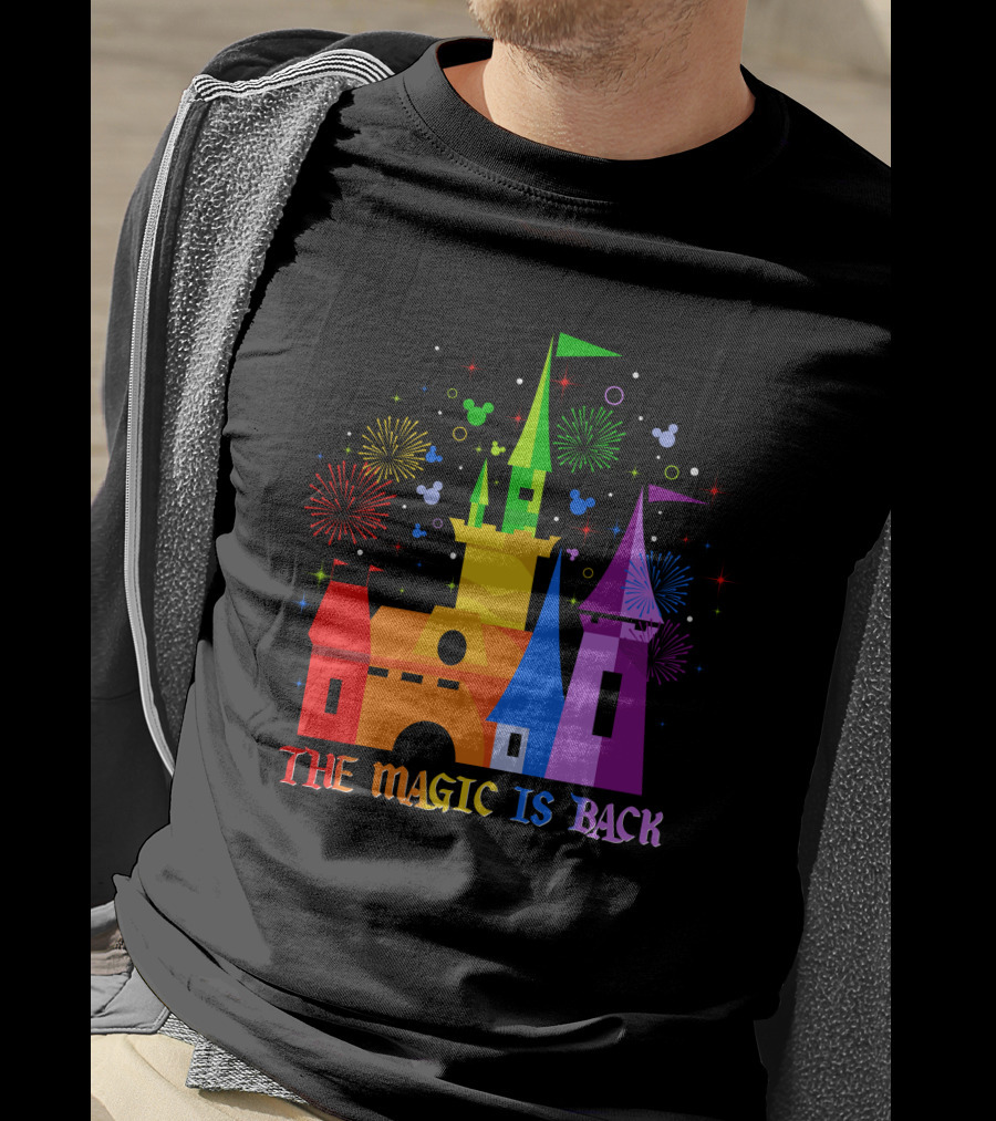 The Magic Is Back Castle Fireworks T-Shirt