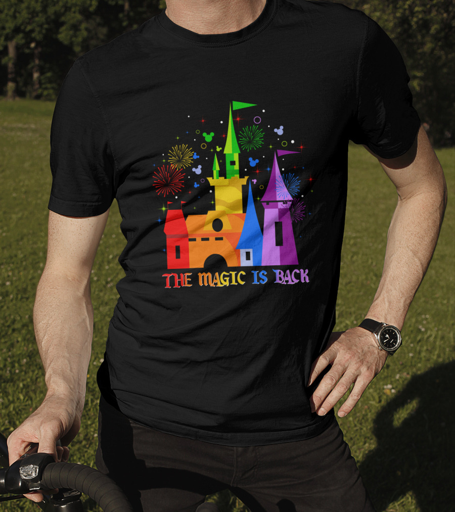 The Magic Is Back Castle Fireworks T-Shirt