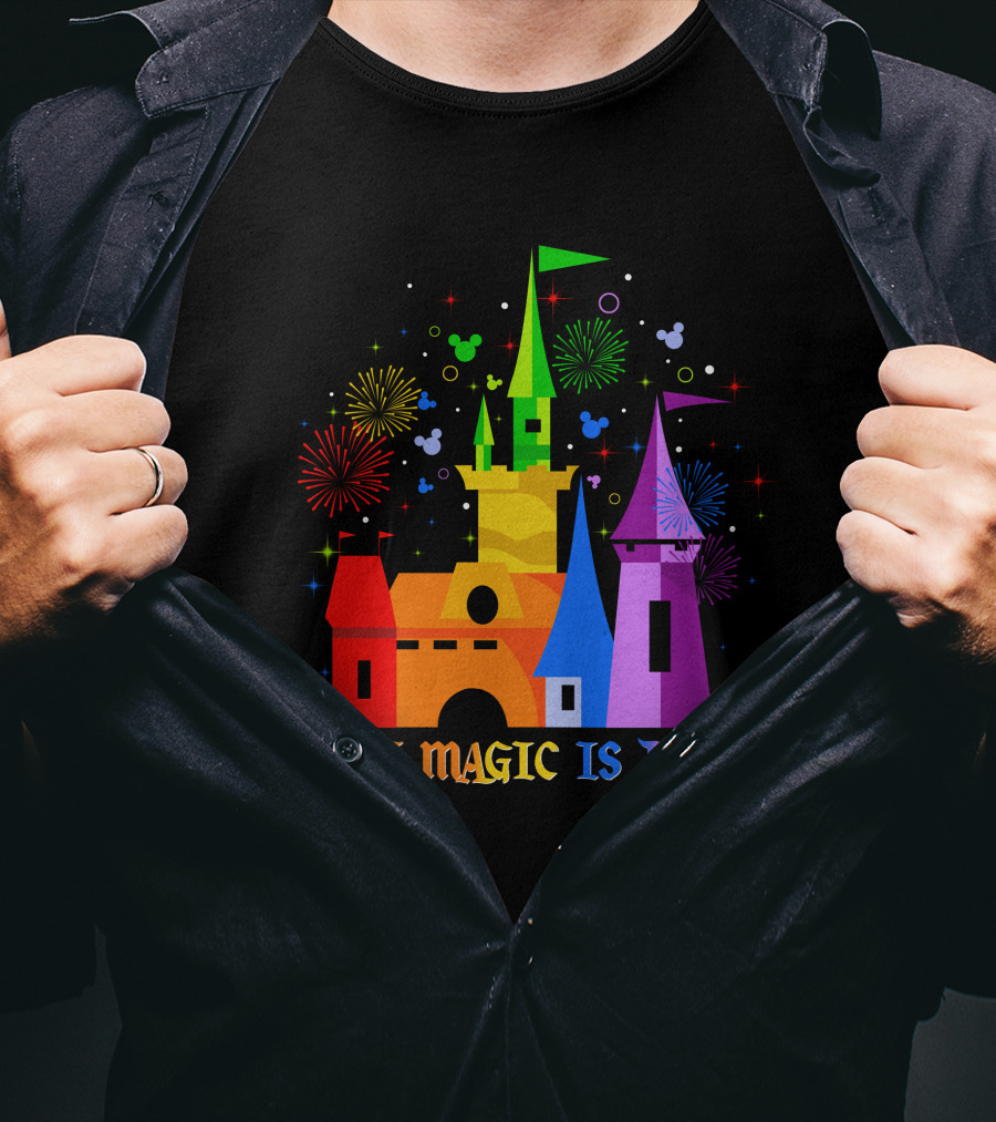 The Magic Is Back Castle Fireworks T-Shirt