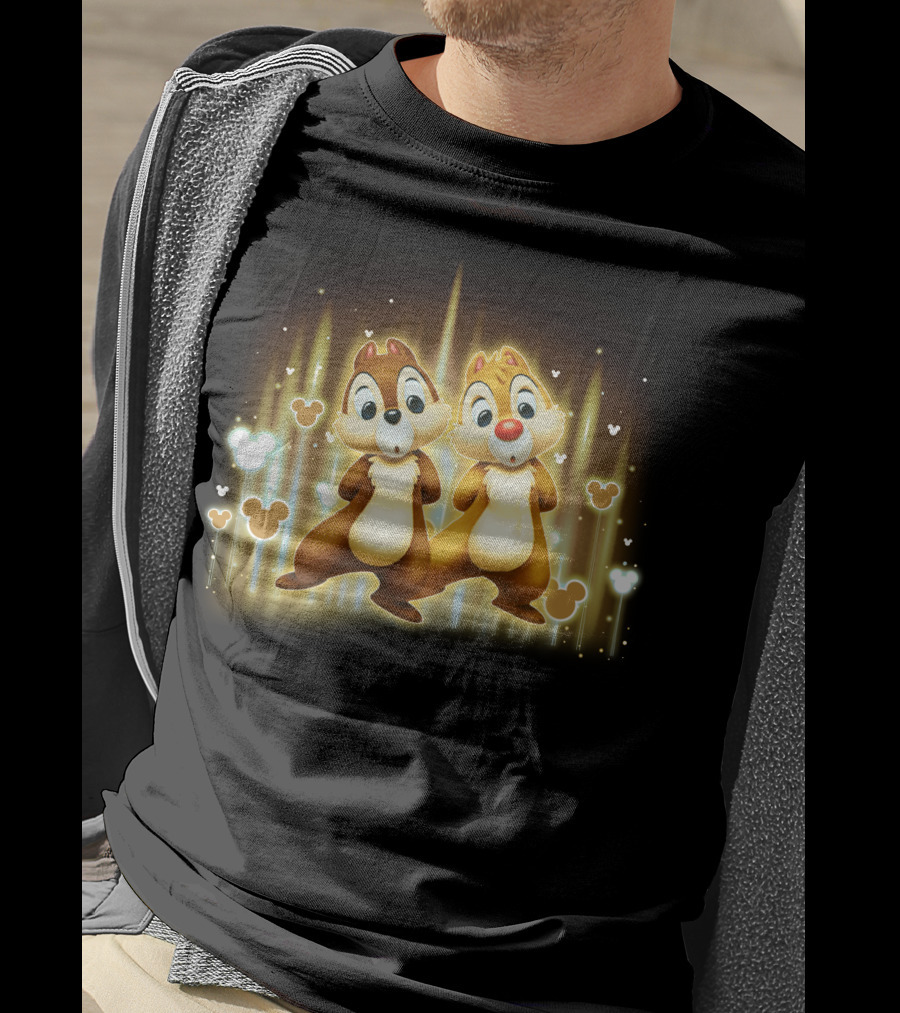 Chip And Dale Mickey Mouse Love T-Shirt