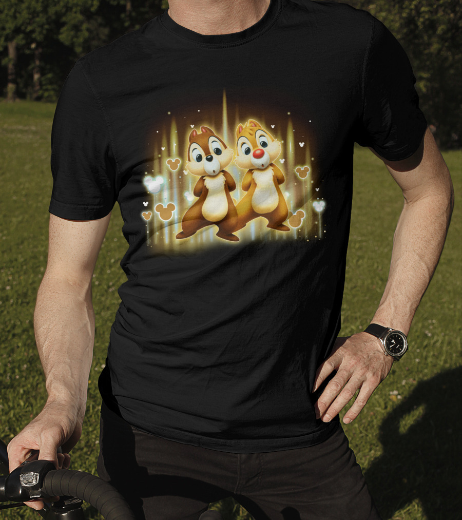 Chip And Dale Mickey Mouse Love T-Shirt
