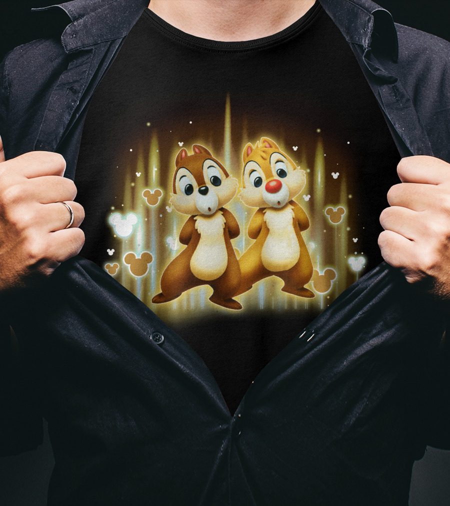 Chip And Dale Mickey Mouse Love T-Shirt
