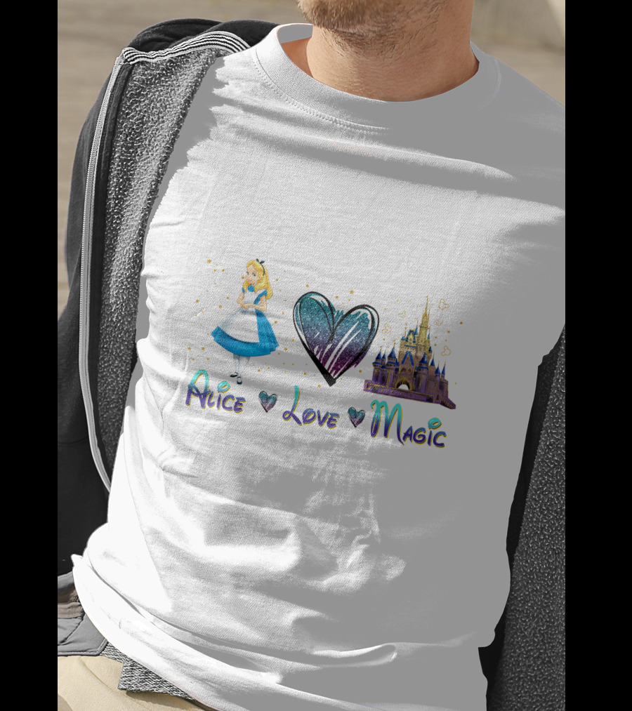 Alice Love Magic Wonderland Castle Fantasy Adventure T-Shirt