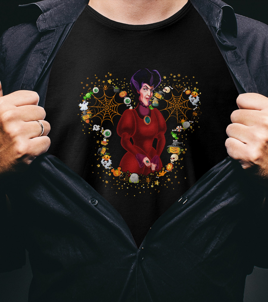 Lady Tremaine Halloween Villains Firework T-Shirt