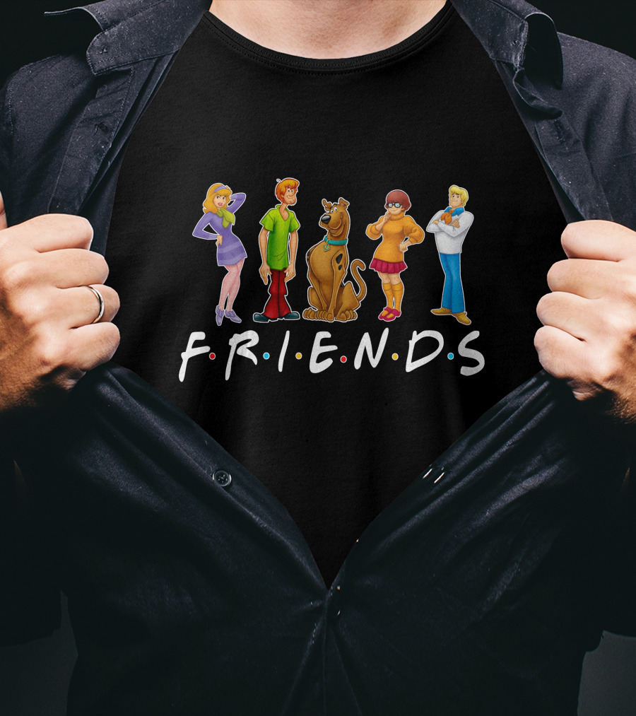 Scooby Friends TV Show Mashup T-Shirt