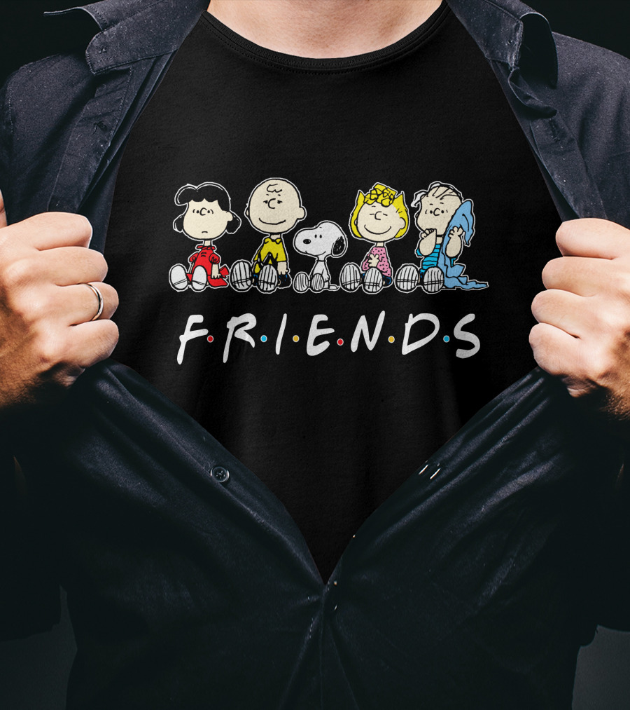 Snoopy Friends Peanuts Characters Sitcom T-Shirt