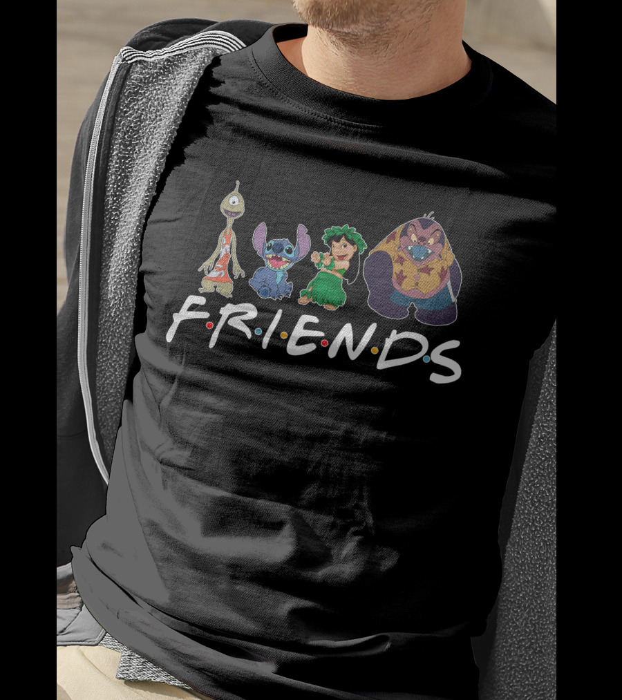 Stitch Friends Lilo Friends TV Show T-Shirt