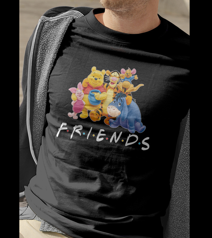 FRIENDS Winner The Pooh Characters With Classic T-Shirt