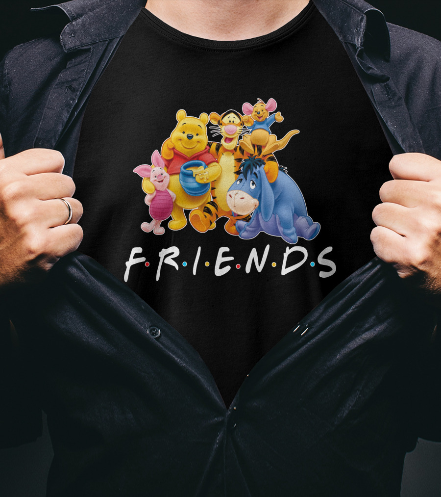 FRIENDS Winner The Pooh Characters With Classic T-Shirt