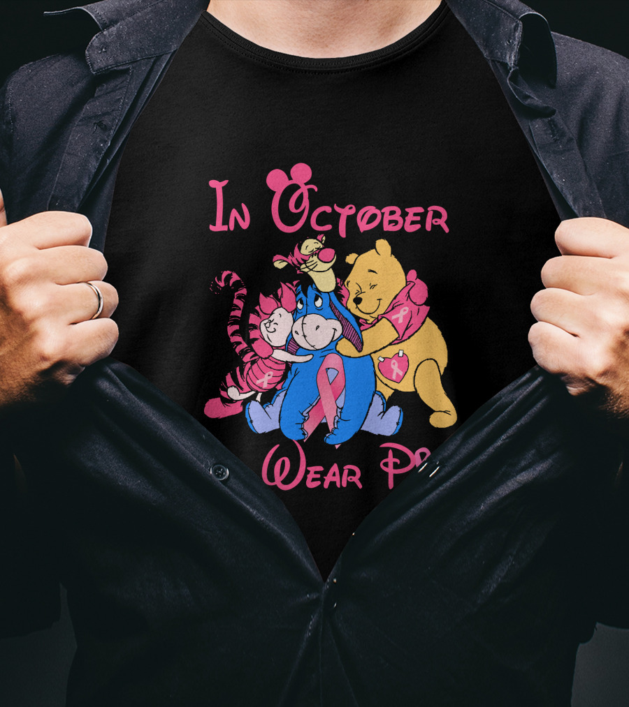 In October We Wear Pink EY And Friends T-Shirt