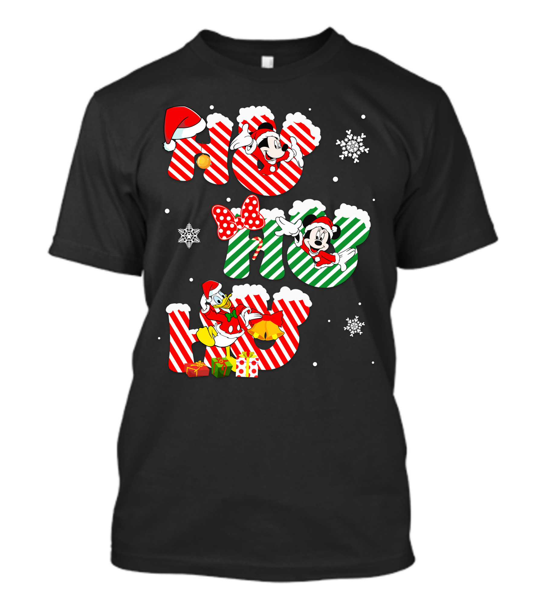 MK And DN Christmas Ho Ho Ho Holiday Fun T-Shirt
