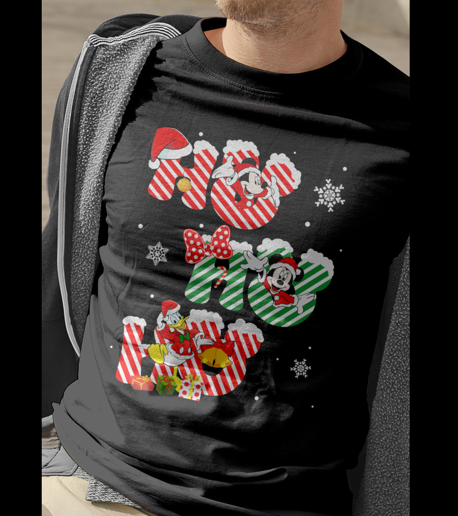 MK And DN Christmas Ho Ho Ho Holiday Fun T-Shirt