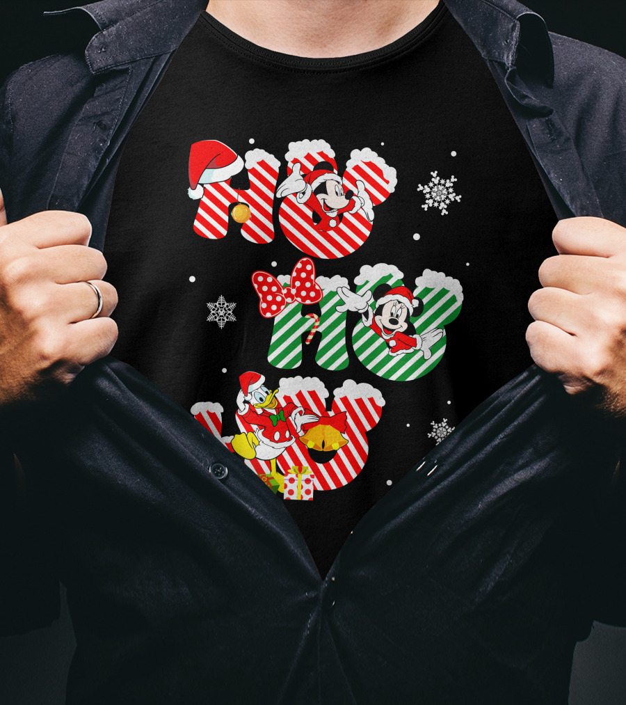 MK And DN Christmas Ho Ho Ho Holiday Fun T-Shirt