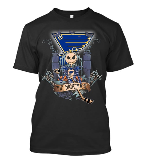 The Nightmare Before Christmas St. Louis Hockey T-Shirt