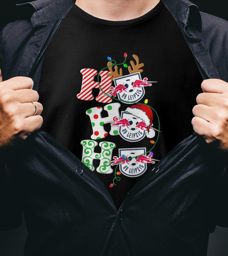RB Leipzig HoHoHo Christmas Holiday Soccer T-Shirt