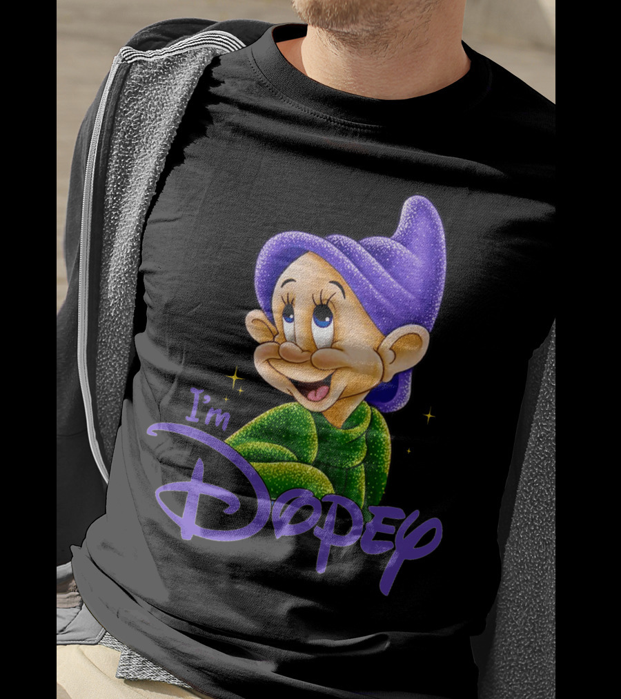 I'm Dopey Disney Character Sparkling T-Shirt