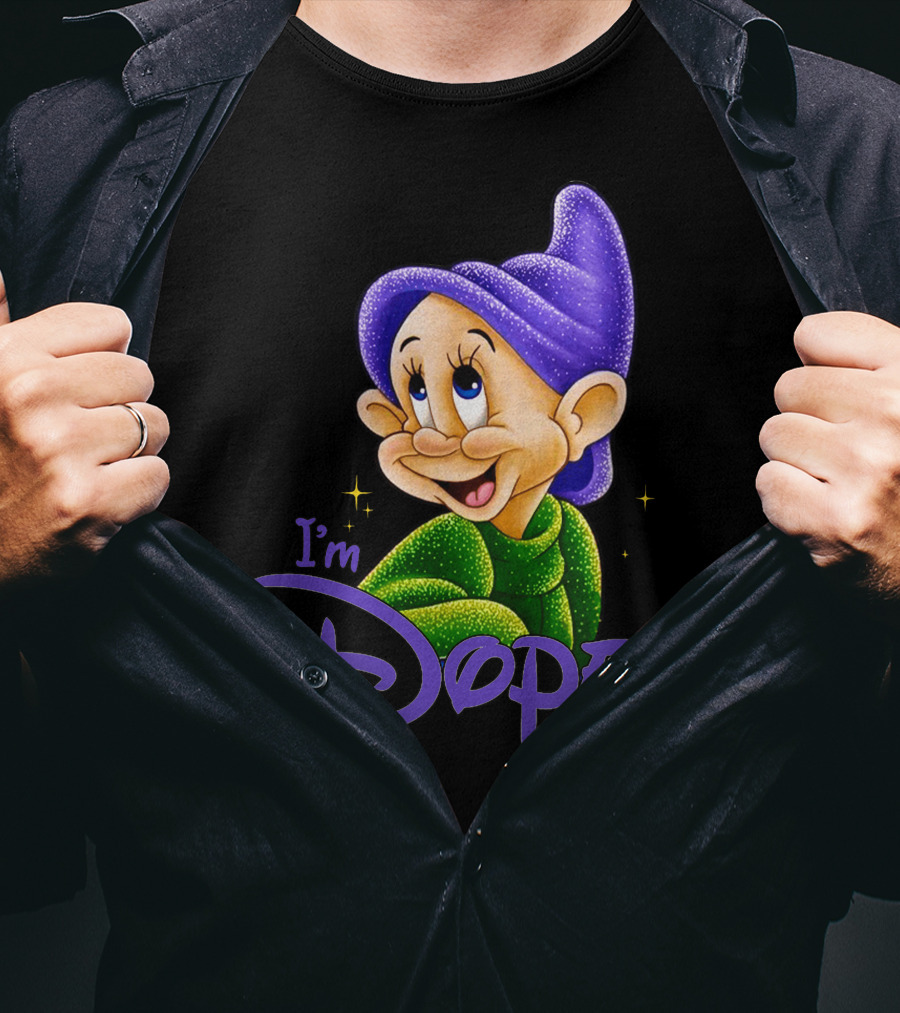 I'm Dopey Disney Character Sparkling T-Shirt