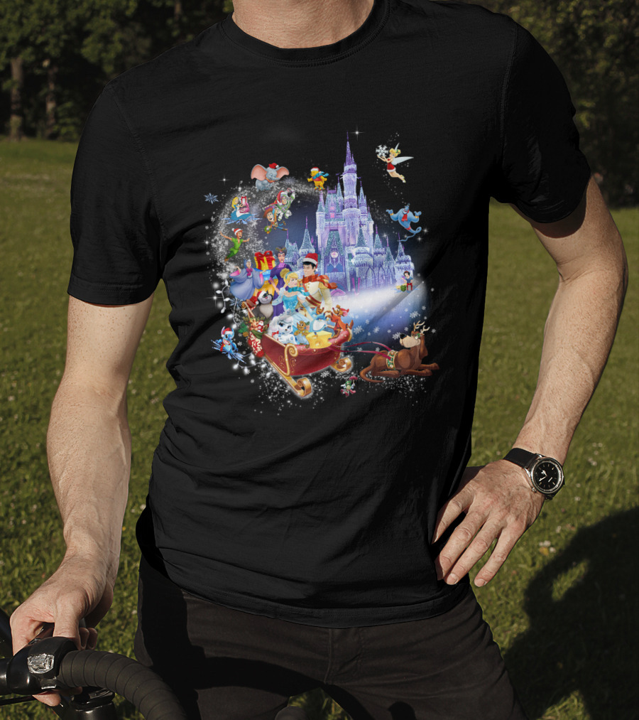 Cinderella Christmas Magic Kingdom Holiday Adventure T-Shirt