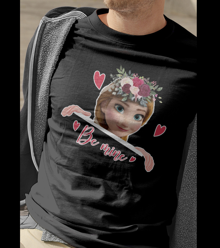 Be Mine Anna Floral Heart T-Shirt