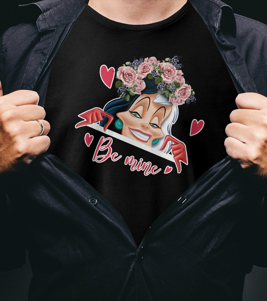 Cruella Be Mine Roses Hearts T-Shirt