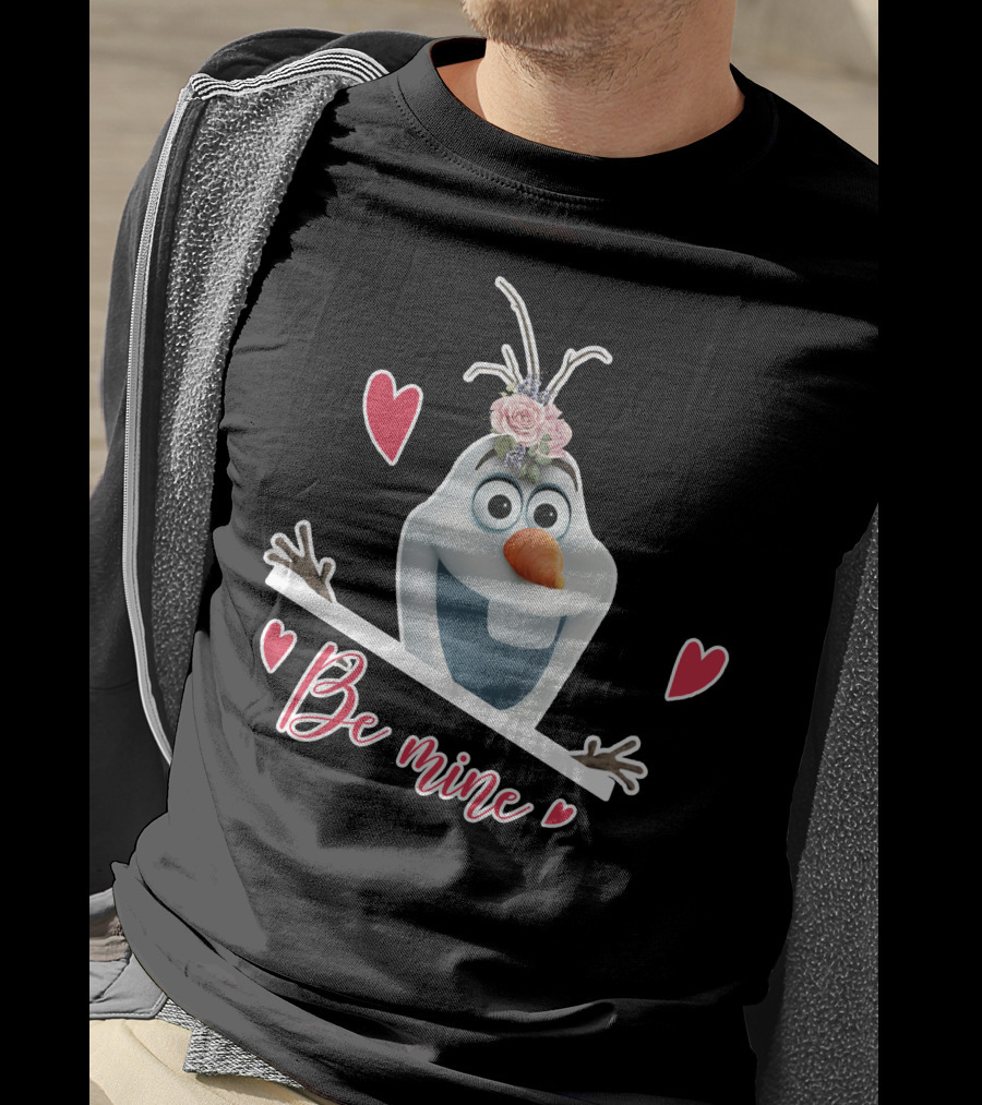 Olaf Be Mine Frozen Valentine's Day Hearts T-Shirt