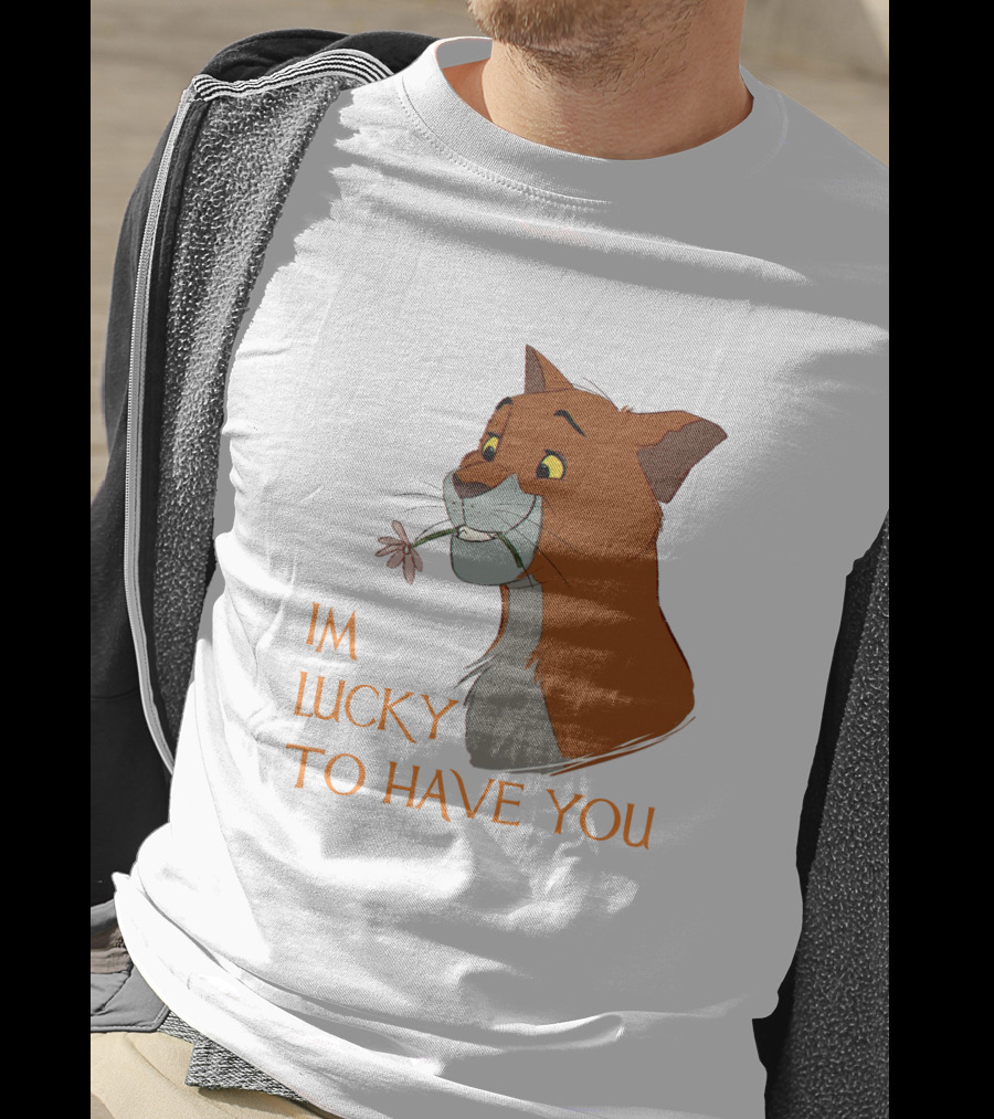 Thomas O'Malley Aristocats I'm Lucky To Have You T-Shirt