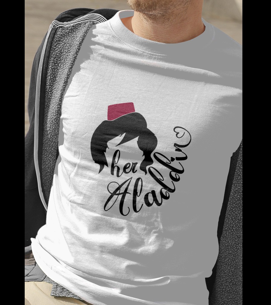 Her Aladin Iconic Silhouette Fez Hat T-Shirt