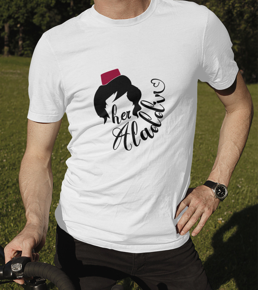 Her Aladin Iconic Silhouette Fez Hat T-Shirt