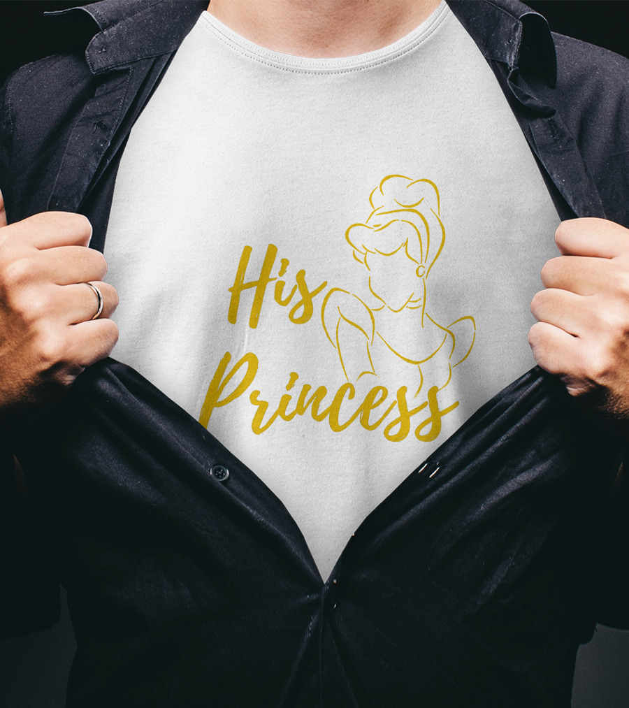 Cinderella His Princess Disney Inspired Iconic T-Shirt