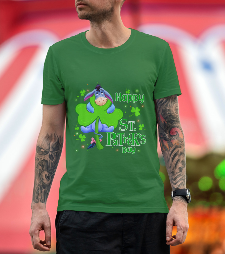 Happy Eeyore St. Patrick's Day T-Shirt