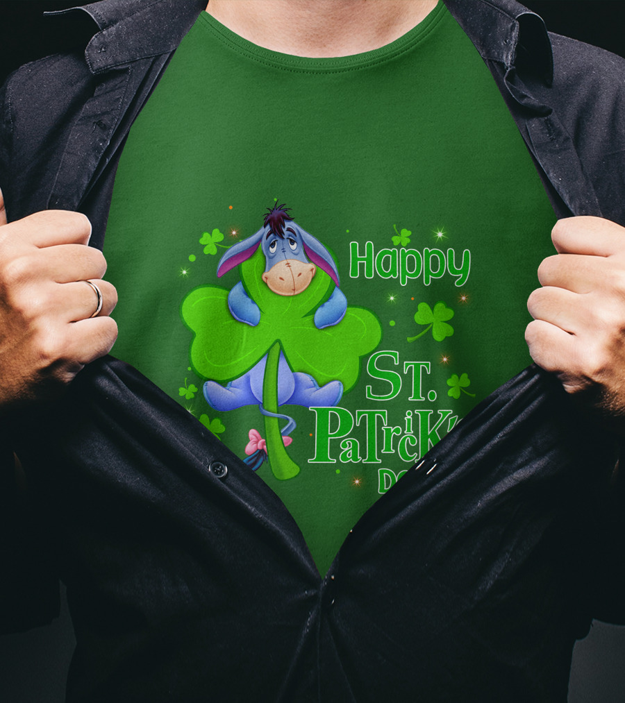 Happy Eeyore St. Patrick's Day T-Shirt