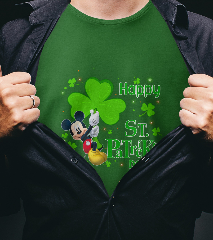 Mickey Happy St. Patrick's Day T-Shirt