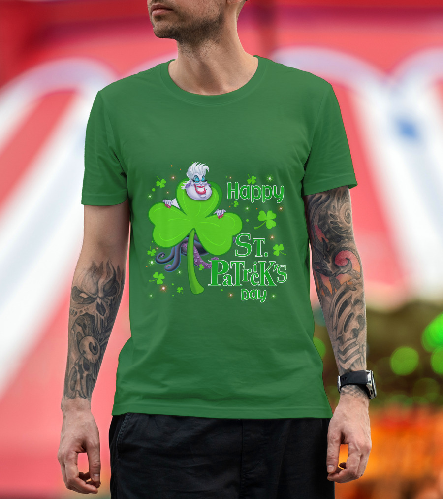Happy St. Patrick's Day Ursula Shamrock T-Shirt