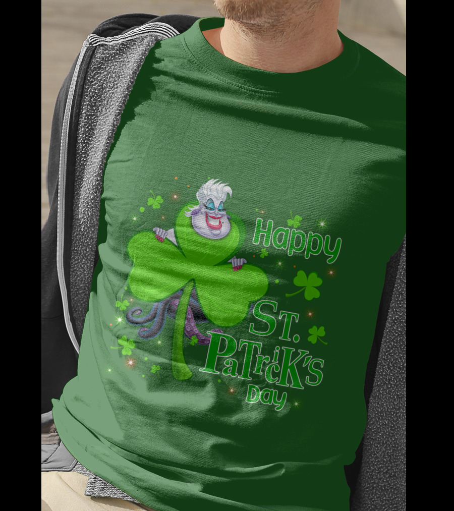 Happy St. Patrick's Day Ursula Shamrock T-Shirt