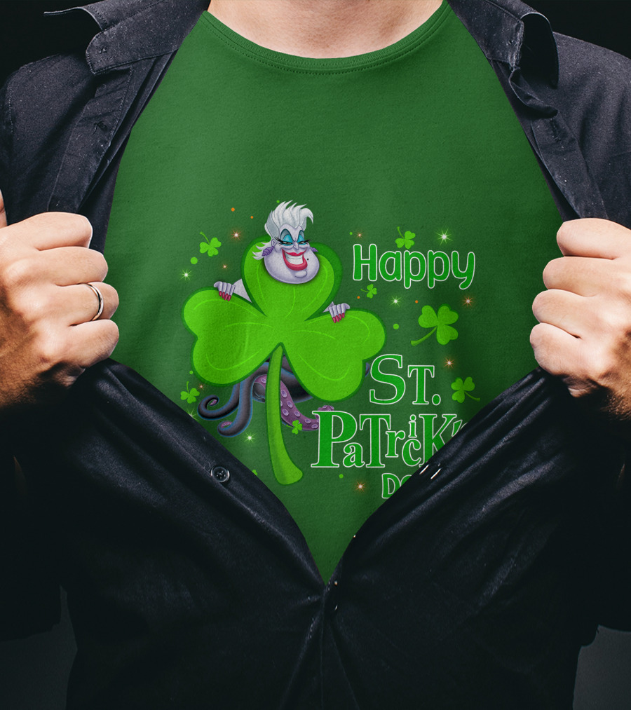 Happy St. Patrick's Day Ursula Shamrock T-Shirt