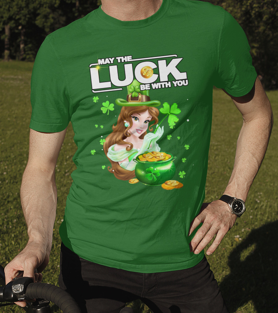 May The Luck Be With You St Patrick's Day Belle T-Shirt